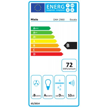 Miele DAH 2960 Escala Ελεύθερος Απορροφητήρας 90cm Γκρι Miele DAH 2960 Escala Ελεύθερος Απορροφητήρας 90cm Γκρι